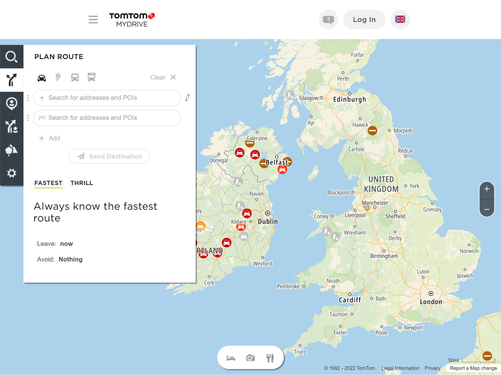  TomTom MyDrive Route Planner Finder Get Driving Directions Maps